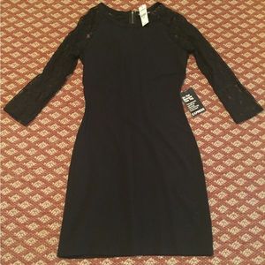 Express black bodycon dress